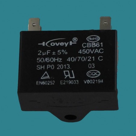 Condensateur 2Uf/450V pour...