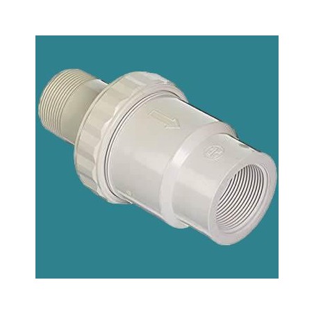 Clapet Anti-retour Et Adaptateur Pour Chlorinateur Hayward CL200, CL220, CL220BR - Avec écrous De Compression
