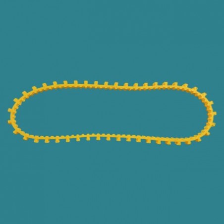 Chenille jaune courte pour...