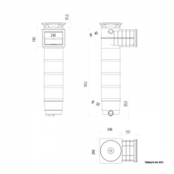 Skimfiltre A200 C6 liner Weltico SF92385C6