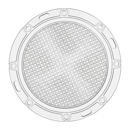 Verre de Projecteur 100W diam. 210 / entraxe 193 mm -RPE 040.A (KRIPSOL)