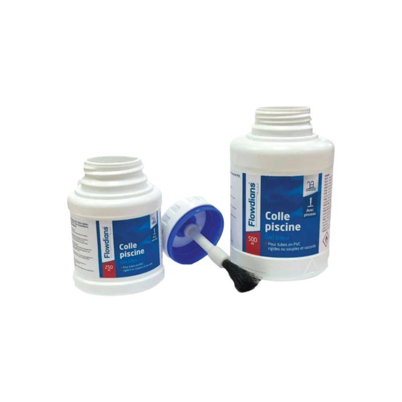 Pot de colle 250 ml piscine pour PVC souple avec pinceau