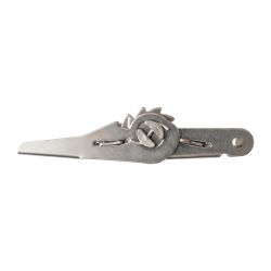 Cliquet inox sans sangle pour couverture à barres