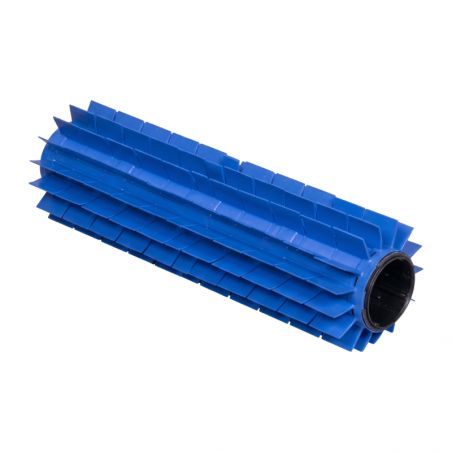 Brosse PVC avec rouleau - BLEU