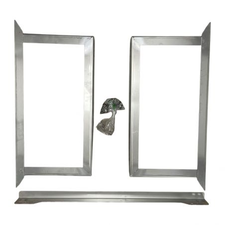Pieds en inox x2