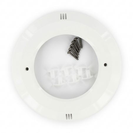 Enjoliveur blanc avec vis pour projecteur Astralpool LumiPlus Essential