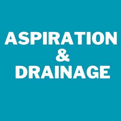 Aspiration et drainage