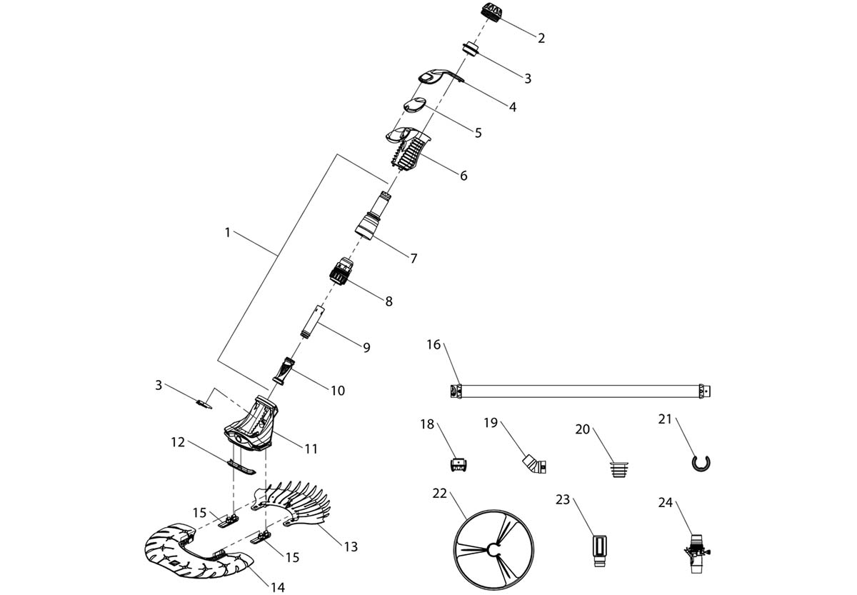 Vente de pièces détachées pour robot Zodiac T5 Duo