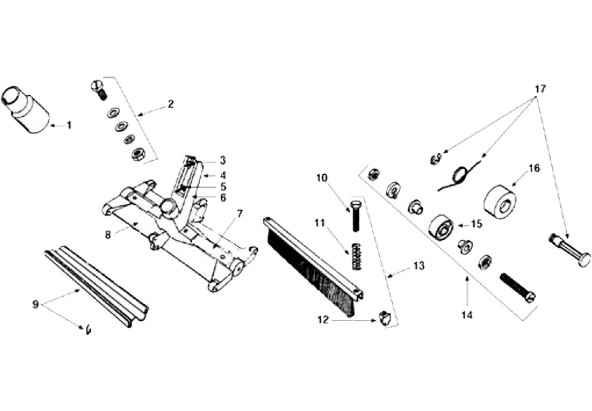 Pieces detachees pour aspirateur de piscine